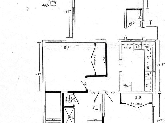 floor plan great room with alcove is filled with light during the day. Two large bedrooms, nice kitchen and bath - stack washer and dryer in bathroom