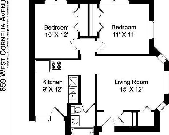 3rd image of 859 W Cornelia Ave #2F