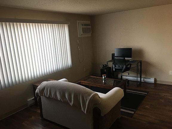 Nice living room with luxury vinyl tile.