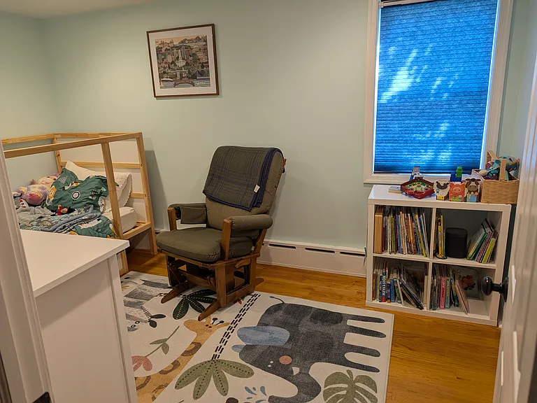 First bedroom off of stairs.