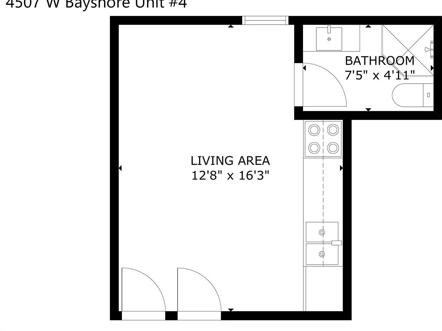1 bed, 1.0 bath, 2326 sqft, $1,800 — Photo 4