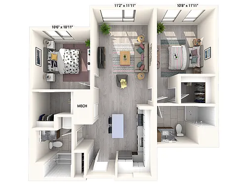 Floor plan W-D6
