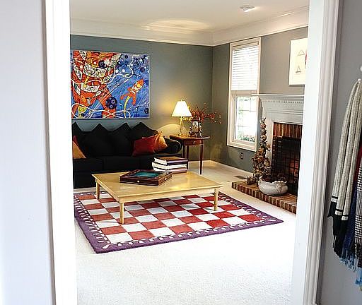 From foyer to livingroom