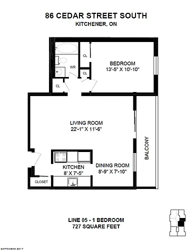 Floor plan 1205
