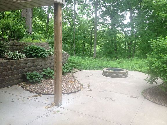 Summer patio view