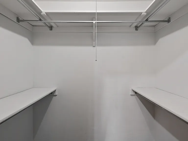 Primary closet