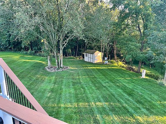 Back Yard with Shed