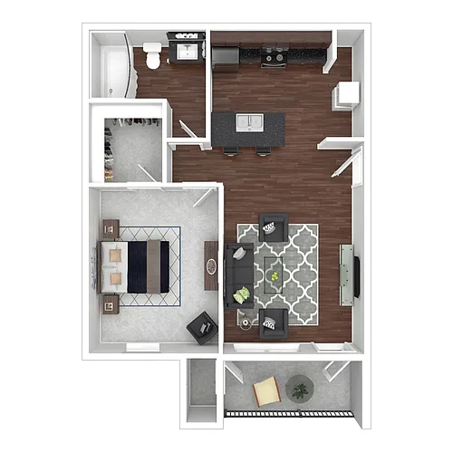 Floor plan 1X1