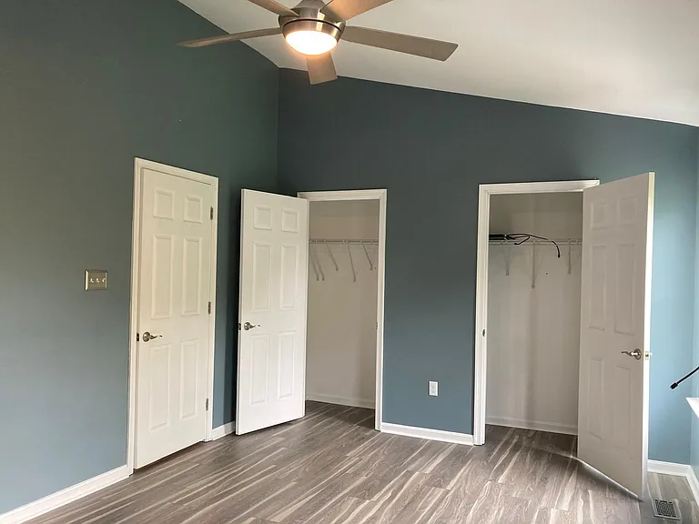 2nd floor Master bedroom with double closets