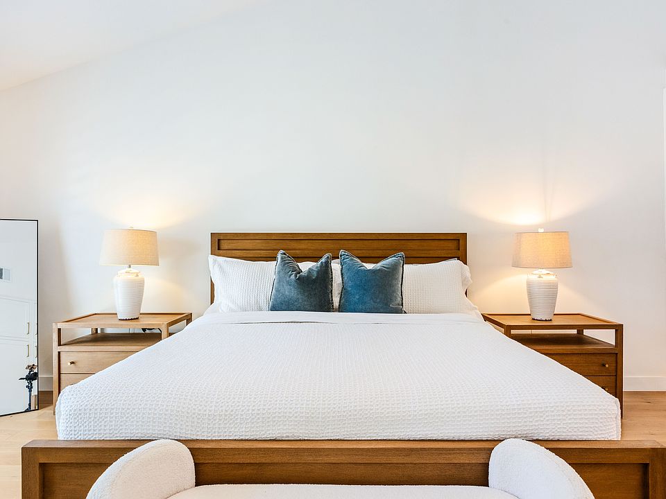 The Master Suite bedroom is just as luxurious and comfortable as the rest of the house.