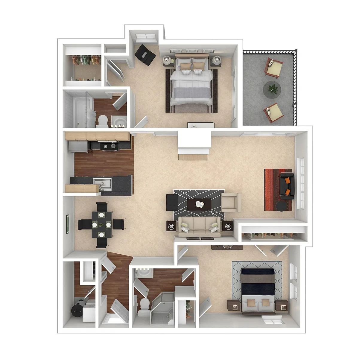 Floor plan The Chilmark with Sunroom