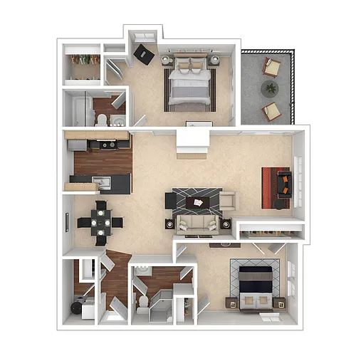 Floor plan The Chilmark with Sunroom
