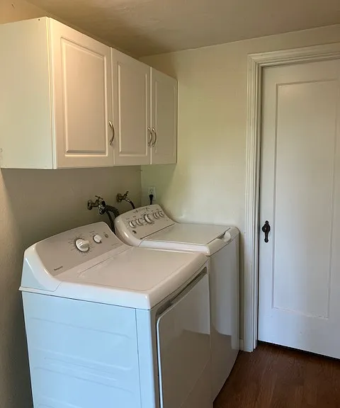 Large Laundry room with washer and dryer - Room for storage