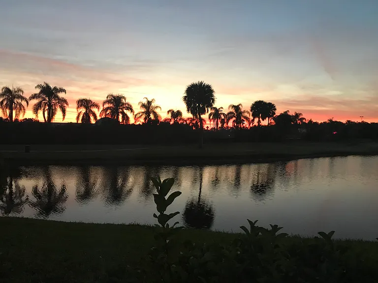 A typical morning sunrise.