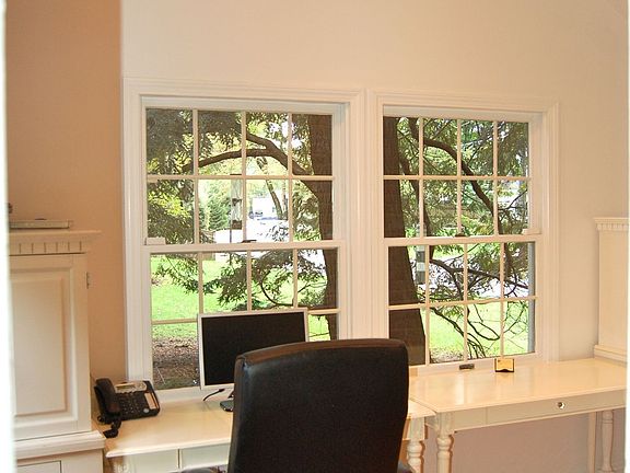 cathedral ceiling 1st floor office