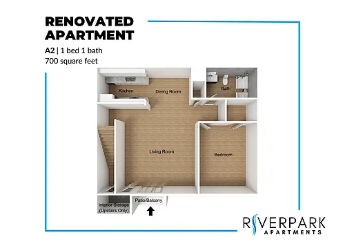 Floor plan A2 Renovated