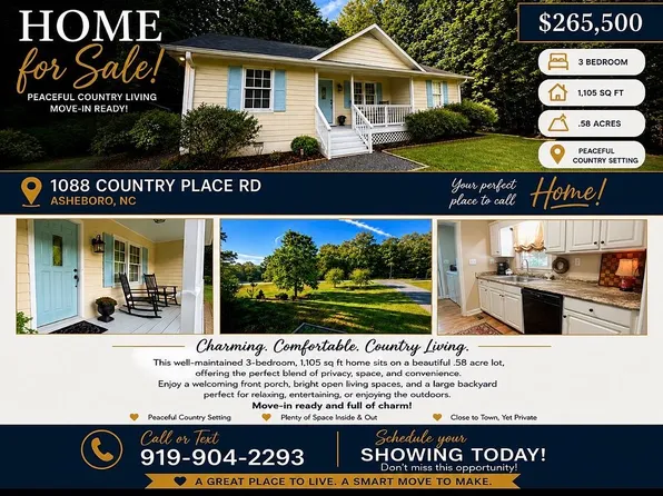 1088 Country Place Rd, Asheboro, NC 27203