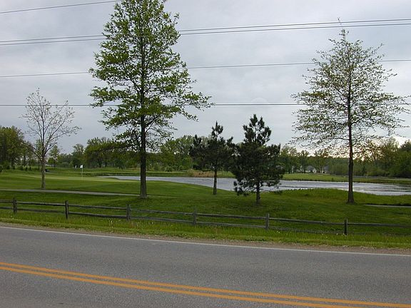 Golf course across the road