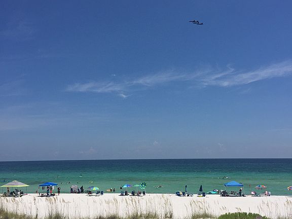 air show from your balcony!