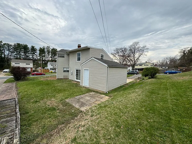 Rear of home