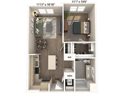 Floor plan A2m1-Base