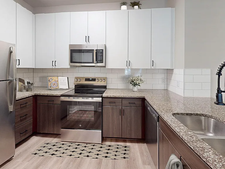 Newly Renovated Kitchen with Stainless Steel Appliances
