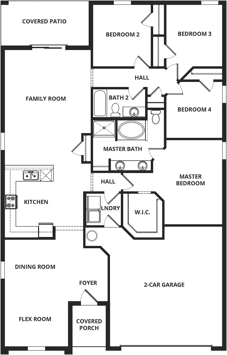 Floor plan Estero