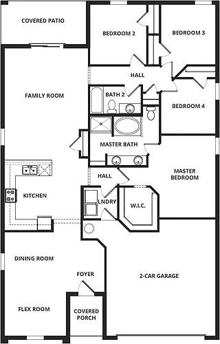 Floor plan Estero