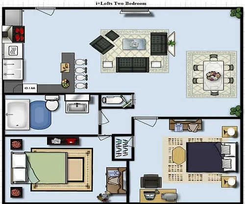 Floor plan 2 bedroom