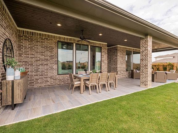 Representative Only Snyder Model Plan Covered Patio