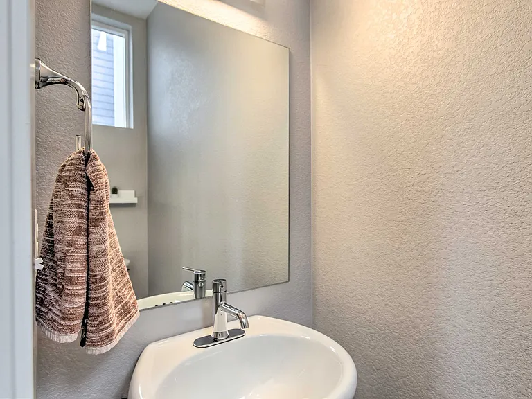 half bath on 2nd floor