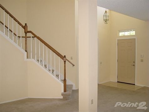 staircase and front door