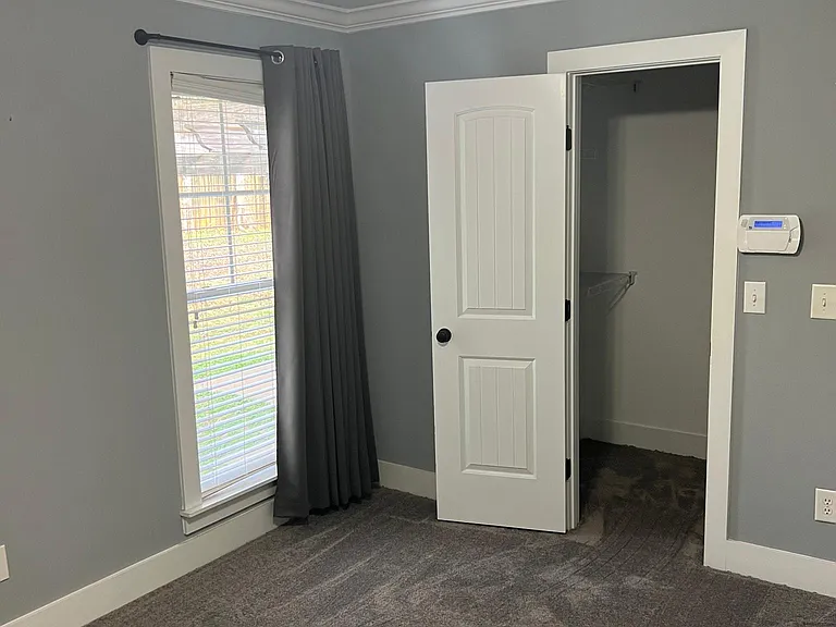 Master bedroom walk in closet