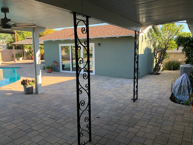 View of separate Pool home