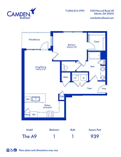 Floor plan The A9