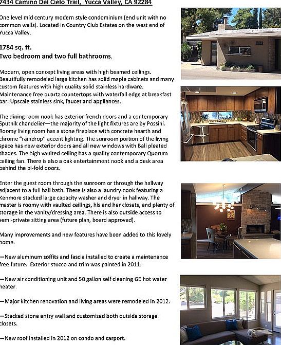 Mid-Century Condo FSBO