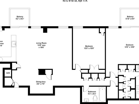 2nd image of 40 E 61st St APT 17A