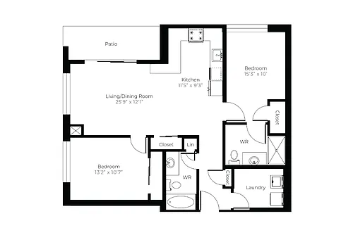 Floor plan The Blush