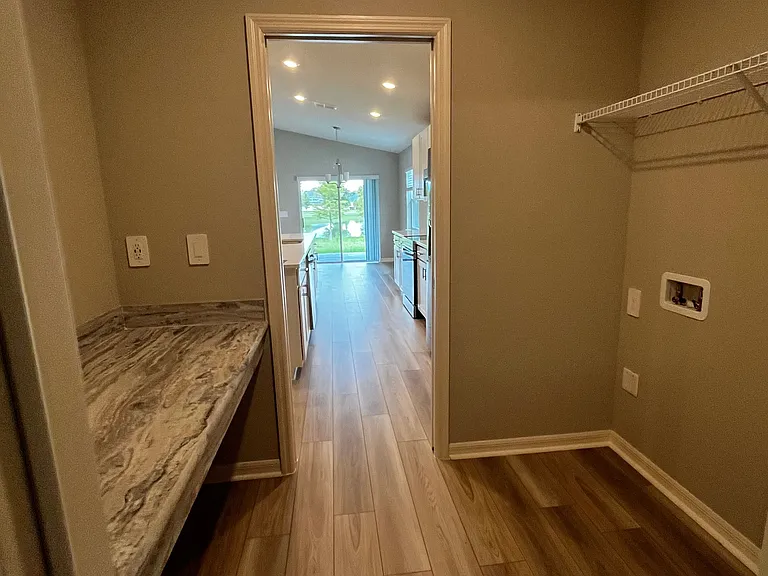 View from Garage doorway