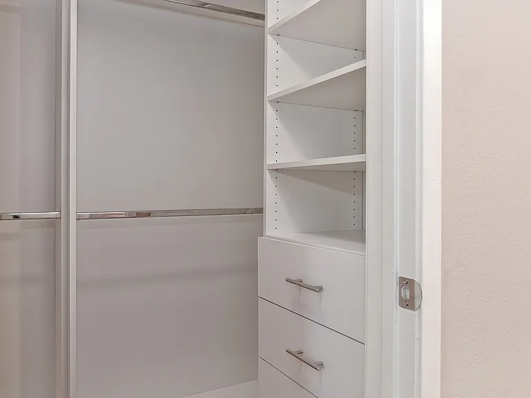 Updated closets makes it easy to organize your clothes