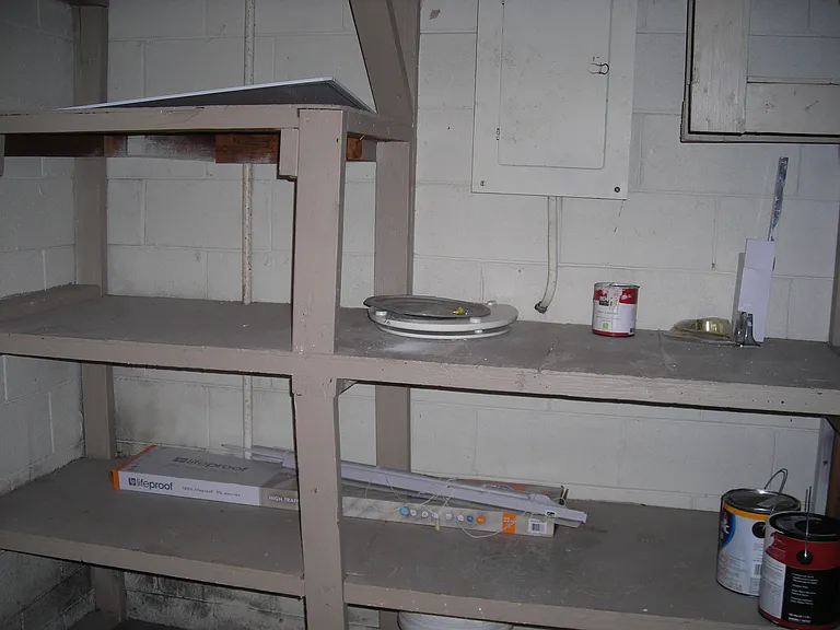 laundry room shelving