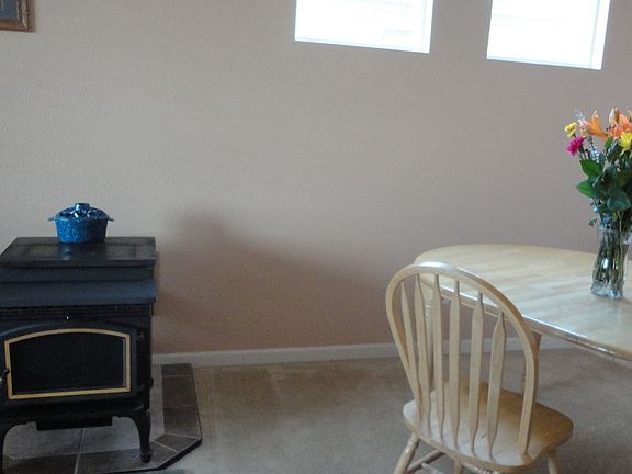 Pellet Stove included