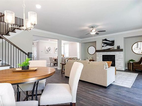Gorgeous Mansfield plan ...large open floor plan with basement. Elevated living here at Harvest Par