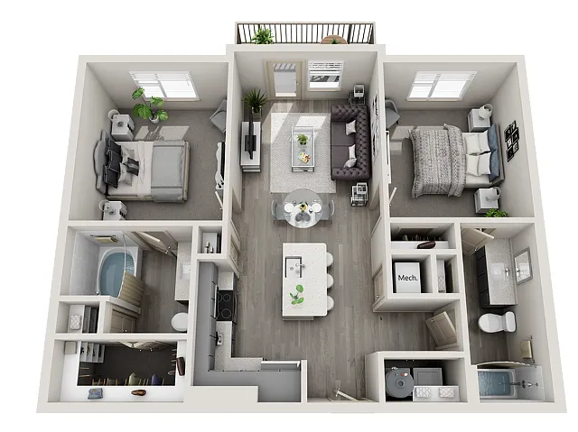 Floor plan B1a