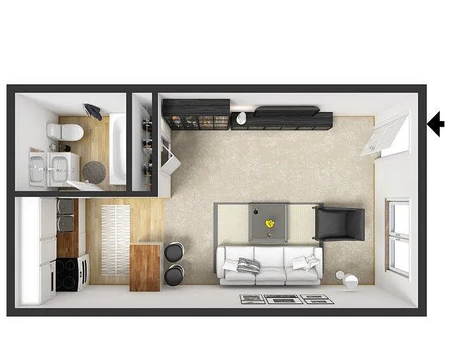 Floor plan Studio