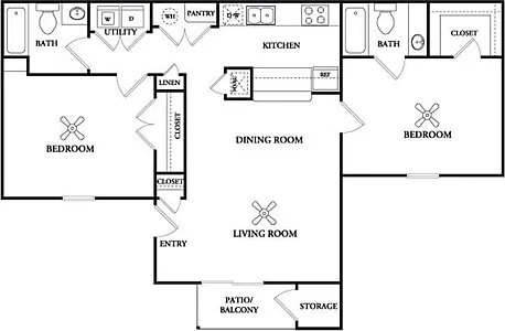 Floor plan 2B