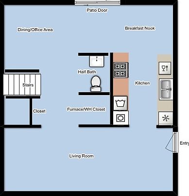First Floor Plan (approximate sizes)