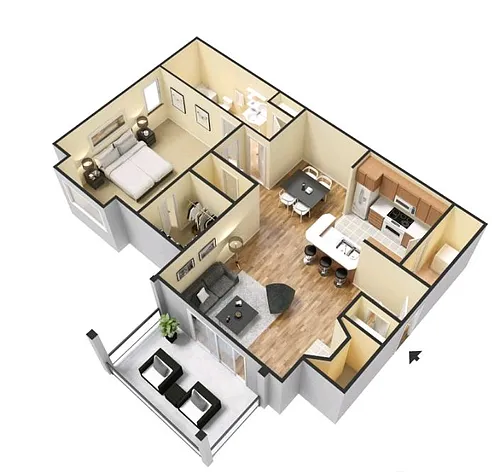 Floor plan The Chastain