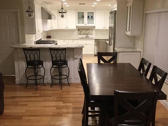 View towards kitchen from front door
