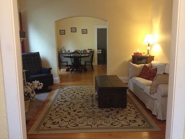 living/dining room from solarium
